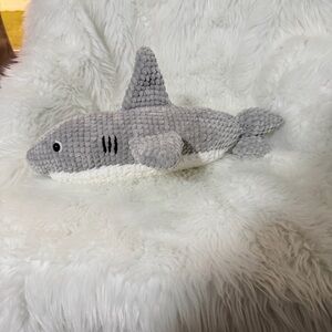 Handmade Crochet Shark Plushie Amigurumi Stuffed Animal